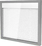 ScreenLine jaloezieën tussen glas met interne elektrische motor